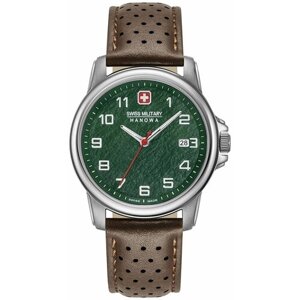 Наручные часы Swiss Military Hanowa 47859, зеленый, коричневый