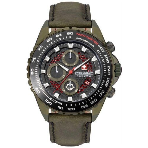 Наручные часы Swiss Military Hanowa Mission Наручные часы Swiss Military Hanowa SMWGC2102290, черный, зеленый