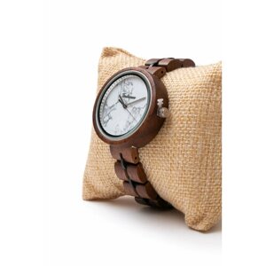 Наручные часы Timbersun "Stone W WMN" от Timbersun, наручные кварцевые деревянные часы, ручная работа, коричневый