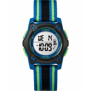 Наручные часы TIMEX Часы наручные унисекс Timex TW7C26000, Электронные 35мм, синий