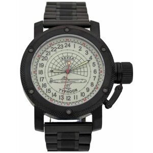 Наручные часы ТРИУМФ Часы 941 / Акула (Typhoon) механические с автоподзаводом (сапфировое стекло) 101.1147.1, белый