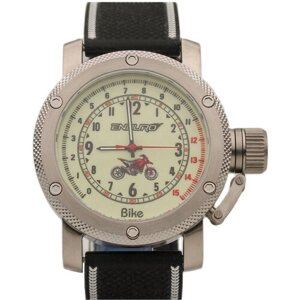 Наручные часы ТРИУМФ Часы Enduro механические с автоподзаводом (сапфировое стекло) 1239.16, белый