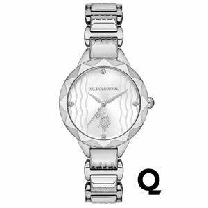 Наручные часы U. S. POLO ASSN. женские USPA2046-04, 33 мм, серебряный