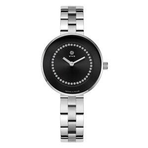 Наручные часы УЧЗ УЧЗ Spectr 3051В-2, серебряный, черный