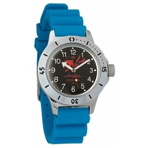 Наручные часы Восток Амфибия Наручные механические часы с автоподзаводом Восток Амфибия 120657 resin 120 blue, голубой