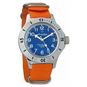 Наручные часы Восток Амфибия Наручные механические часы с автоподзаводом Восток Амфибия 120812 orange, оранжевый