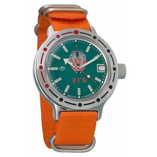 Наручные часы Восток Амфибия Наручные механические часы с автоподзаводом Восток Амфибия 420945 orange, оранжевый