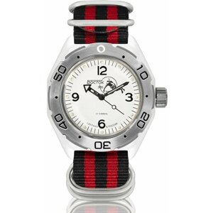 Наручные часы Восток Амфибия Наручные механические часы с автоподзаводом Восток Амфибия 670920 black red, красный