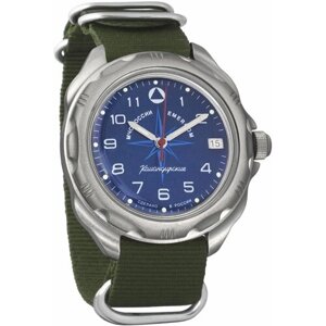 Наручные часы Восток Командирские Мужские наручные часы Восток Командирские 216942, зеленый