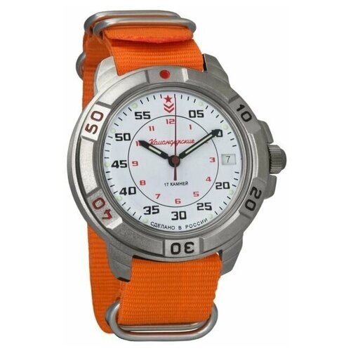 Наручные часы Восток Командирские Мужские наручные часы Восток Командирские 436171, оранжевый