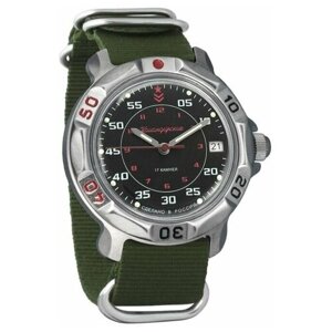 Наручные часы Восток Командирские Мужские наручные часы Восток Командирские 816172, зеленый
