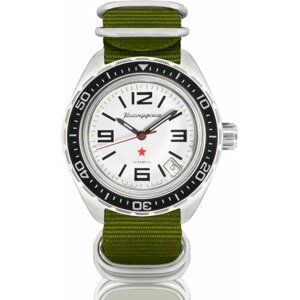 Наручные часы Восток Командирские Наручные механические часы с автоподзаводом Восток Командирские 020716 green, зеленый