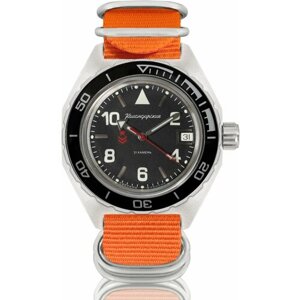 Наручные часы Восток Командирские Наручные механические часы с автоподзаводом Восток Командирские 650536 orange, оранжевый
