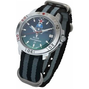 Наручные часы Восток Командирские Наручные механические часы Восток Командирские 431021 black grey, серый