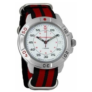 Наручные часы Восток Командирские Наручные механические часы Восток Командирские 431171 black red, красный
