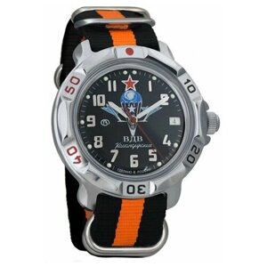 Наручные часы Восток Командирские Наручные механические часы Восток Командирские 811288 black orange, оранжевый