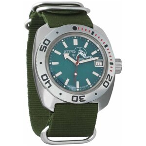 Наручные часы Восток Мужские наручные часы Восток Амфибия 710059, зеленый