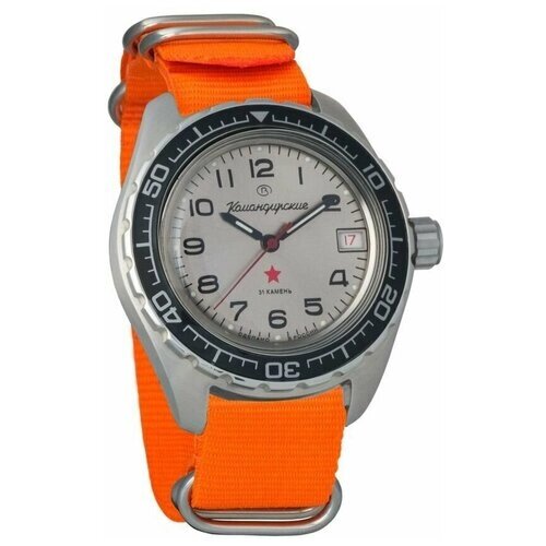 Наручные часы Восток Мужские наручные часы Восток Командирские 020708, оранжевый