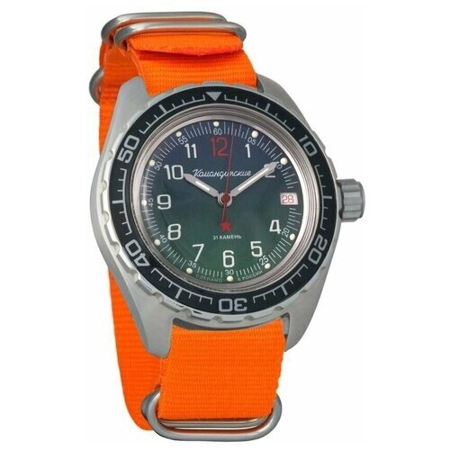 Наручные часы Восток Мужские наручные часы Восток Командирские 020711, оранжевый