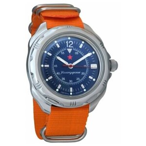 Наручные часы Восток Мужские наручные часы Восток Командирские 211398, оранжевый