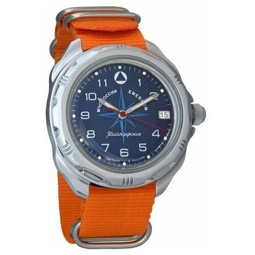 Наручные часы Восток Мужские наручные часы Восток Командирские 211942, оранжевый