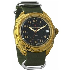 Наручные часы Восток Мужские наручные часы Восток Командирские 219123, зеленый