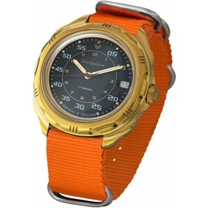 Наручные часы Восток Мужские наручные часы Восток Командирские 219179, оранжевый