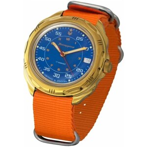 Наручные часы Восток Мужские наручные часы Восток Командирские 219181, оранжевый