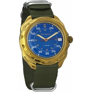 Наручные часы Восток Мужские наручные часы Восток Командирские 219181, зеленый