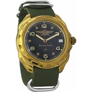 Наручные часы Восток Мужские наручные часы Восток Командирские 219452, зеленый