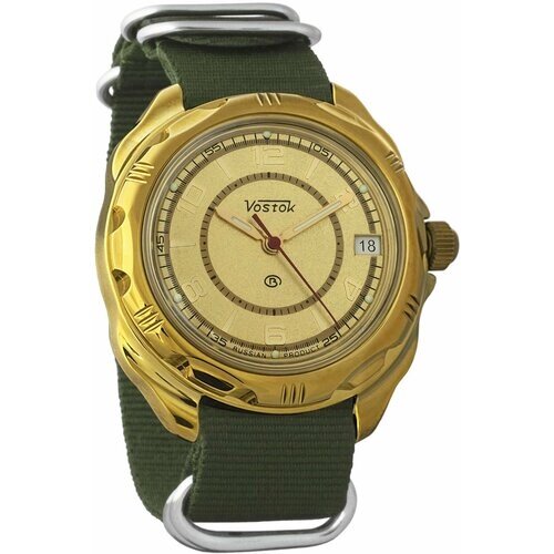 Наручные часы Восток Мужские наручные часы Восток Командирские 219980, зеленый