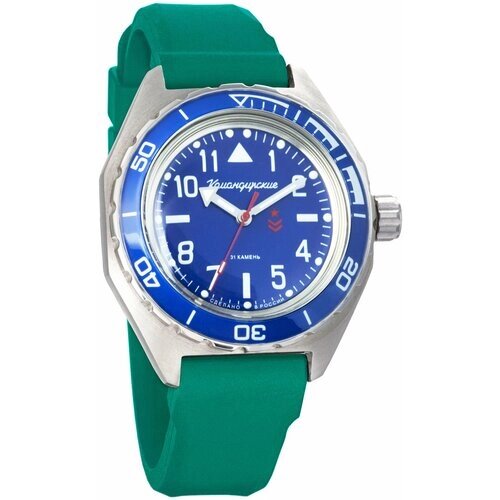 Наручные часы Восток Мужские наручные часы Восток Командирские 650852, зеленый