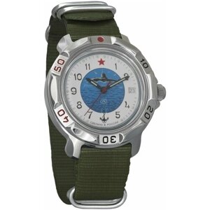 Наручные часы Восток Мужские наручные часы Восток Командирские 811055, зеленый