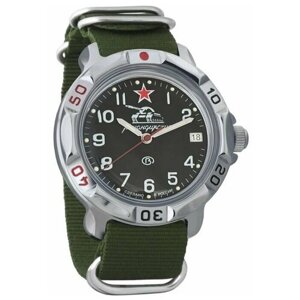 Наручные часы Восток Мужские наручные часы Восток Командирские 811306, зеленый