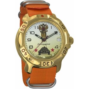 Наручные часы Восток Мужские наручные часы Восток Командирские 819943, оранжевый
