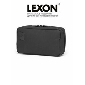 Несессер LEXON, 7х14х25 см, черный