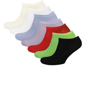 Носки для мальчиков Status укороченные, 7 пар, разноцветный, размер 22-24