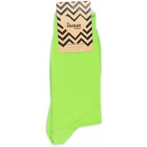 Носки однотонные St. Friday Socks - Светло-зелёные 34-37