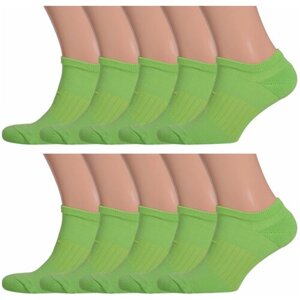 Носки Palama, 10 пар, размер 27 (42-43), зеленый