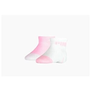 Носки PUMA для девочек, 2 пары, размер 15/18, розовый