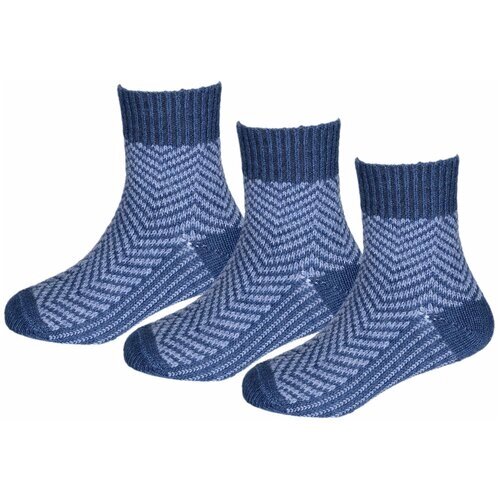 Носки RuSocks, 3 пары, размер 16-18, синий