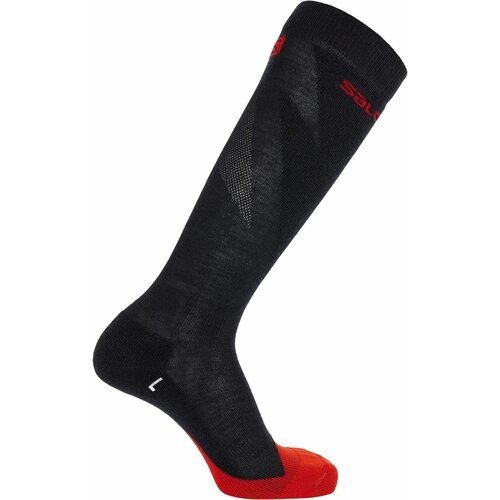 Носки Salomon, размер M, красный, черный