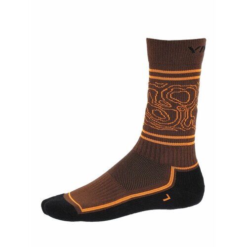 Носки Viking, размер 42-44, коричневый, оранжевый