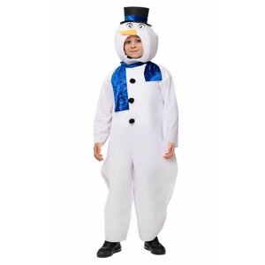 Новогодний костюм снеговика для мальчика детский
