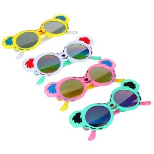Очки солнцезащитные детские, 143-51, 12 штук, 4 цвета