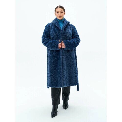 Пальто ALEF, размер 54, синий