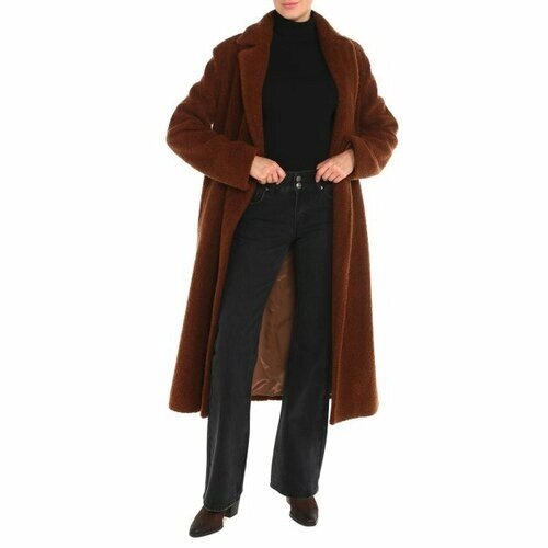 Пальто Calzetti, размер XL, коричневый