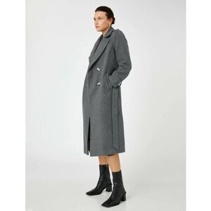 Пальто KOTON, размер 34, серый