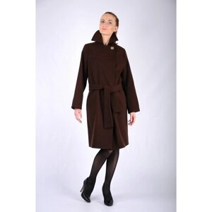 Пальто MARGO, размер 50-52, коричневый