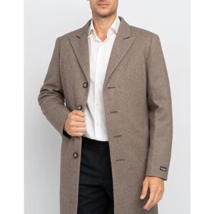 Пальто MISTEKS design, размер 46-182, коричневый